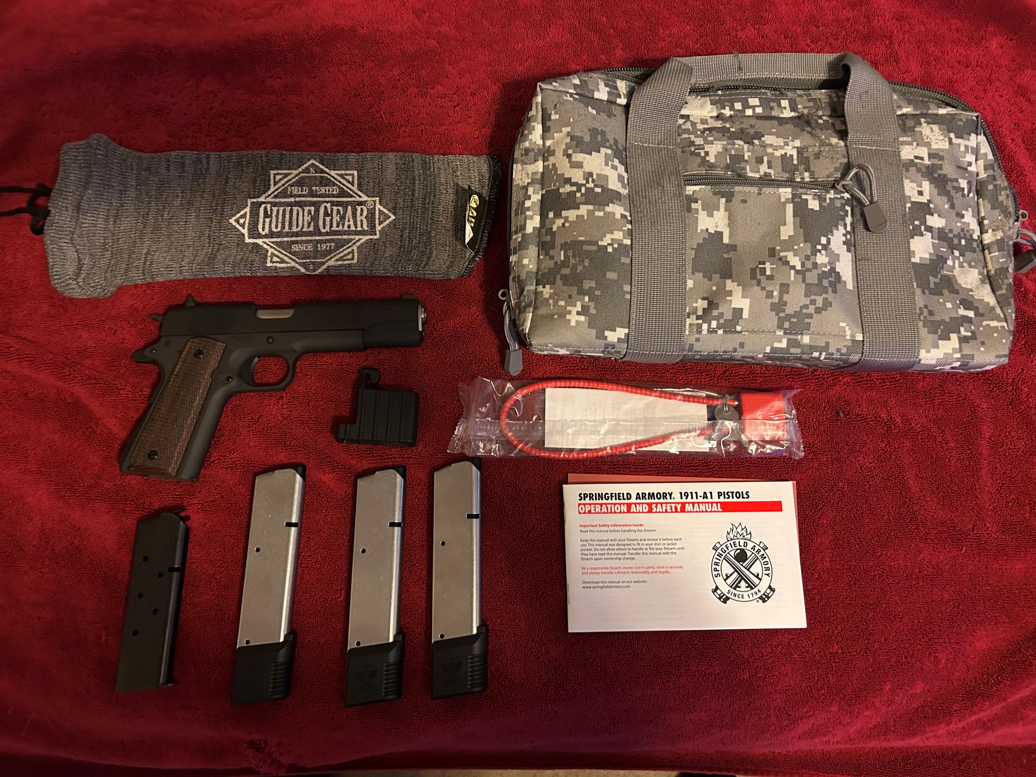 Springfield 1911 Mil-Spec 45 ACP Parkerized Set - $575.jpg